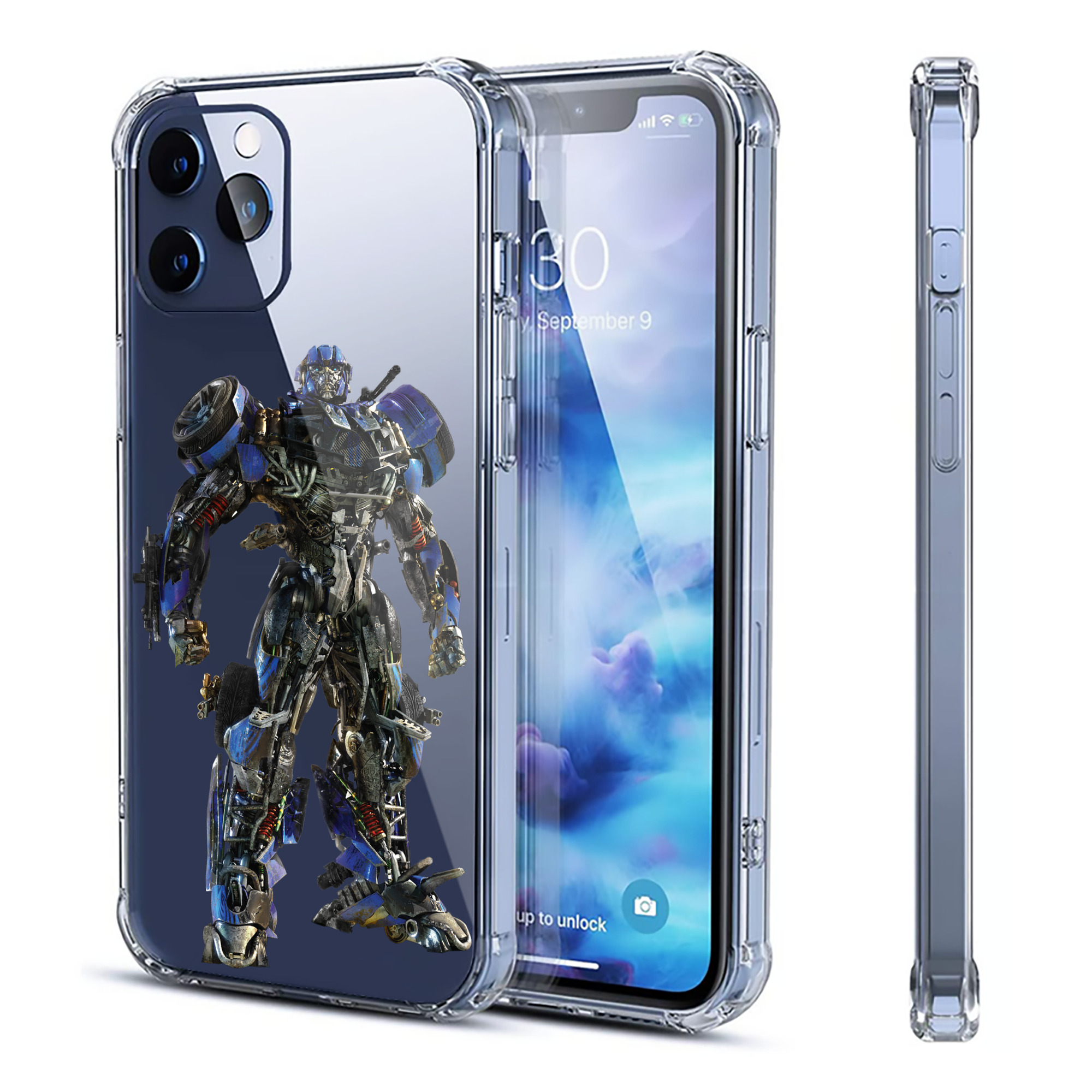 （画像用）  【iPhone 12シリーズ対応】透明スマホケース（クリアソフトケース）
